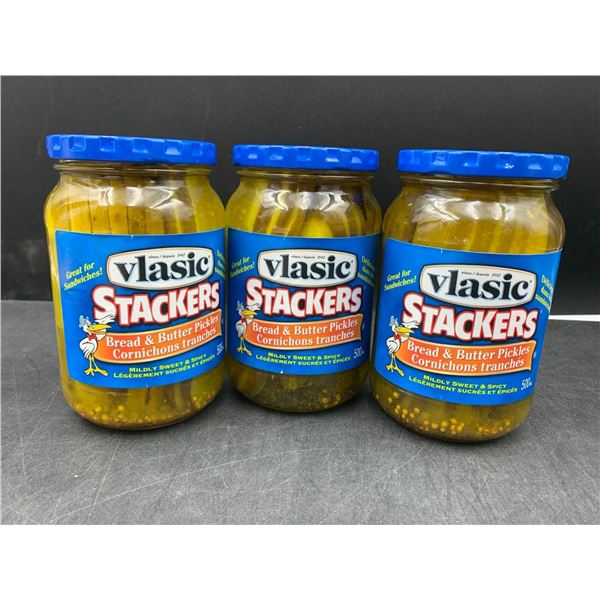 Vlasic Stackers Bread & Butter Pickles (3 x 500ml)