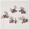 Image 2 : $80 Silver Pack Of 5 Paris Cz Set