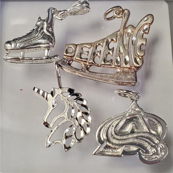 $80 Silver 4 Pcs Pendant Set