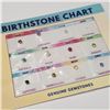 Image 1 : $300  Natural Genuine Birthstone Chart