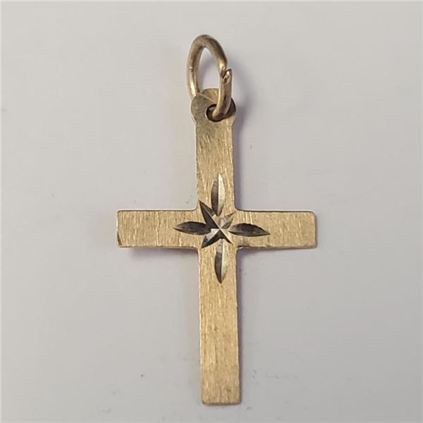 $80 10K  0.18G Cross Pendant
