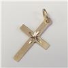 Image 2 : $80 10K  0.18G Cross Pendant