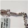 Image 3 : $700 Silver Garnet 5.9Ct 7.5" Bracelet
