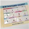 Image 1 : $300  Natural Genuine Birthstone Chart