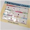 Image 2 : $300  Natural Genuine Birthstone Chart
