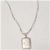 Image 2 : $80 Silver 16"  Necklace