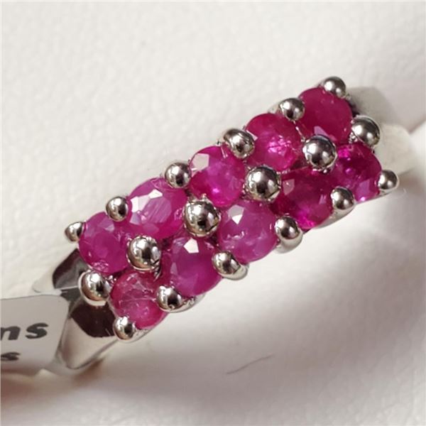 $200 Silver Ruby 0.9Ct Ring