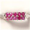 Image 2 : $200 Silver Ruby 0.9Ct Ring