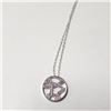 Image 2 : $100 Silver Cz 18" Necklace