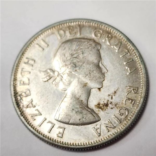 Silver Canadian 50Cent 11.5G  Coin