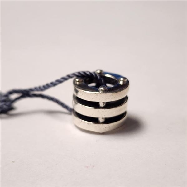 $70 Silver Currency Label Pendant