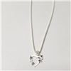Image 2 : $70 Silver Heart 18" Necklace