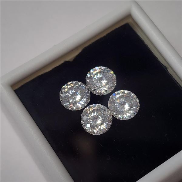 $400  Laser Cut White Moissanite Test Like Diamond Looks Better(4ct)