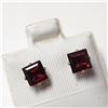 Image 2 : $160  14K Yellow Gold Filled Garnet(0.8ct) Earrings