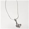 Image 2 : $60 Silver Cz 16"  Necklace