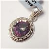 Image 2 : $200 Silver Mystic Topaz(6.3ct) Pendant
