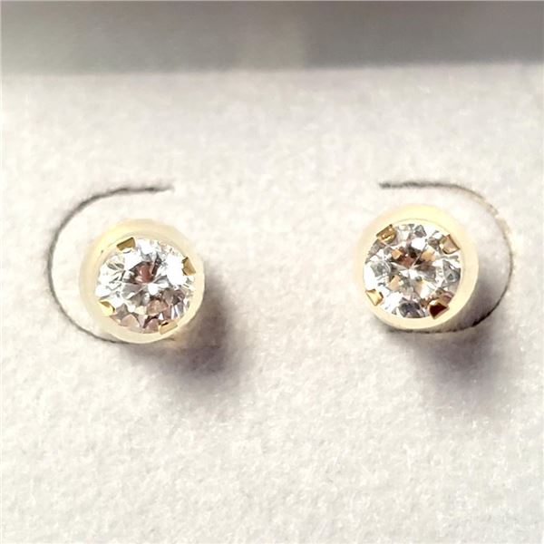 $100 14K  CZ Earrings