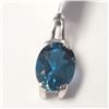 Image 1 : $160 Silver London Topaz(1.35ct) Pendant