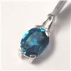 Image 2 : $160 Silver London Topaz(1.35ct) Pendant