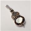 Image 2 : $160 Silver Smokey Quartz Pendant