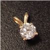 Image 2 : $2400 10K  Lab Grwon Diamond(0.5ct) Pendant