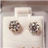 Image 1 : $1000 10K  Moissanite(2ct) Earrings
