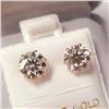 Image 2 : $1000 10K  Moissanite(2ct) Earrings