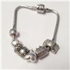 Image 1 : $280 Silver Pandora Style 7.5" 25.59G Bracelet