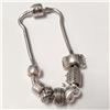 Image 2 : $280 Silver Pandora Style 7.5" 25.59G Bracelet