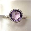 Image 1 : $200 Silver Amethyst(3.1ct) Ring