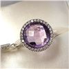 Image 2 : $200 Silver Amethyst(3.1ct) Ring