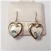 Image 1 : $500 10K  Blue Topaz Earrings