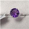 Image 1 : $160 Silver Amethyst(0.95ct) Ring
