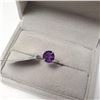 Image 3 : $160 Silver Amethyst(0.95ct) Ring
