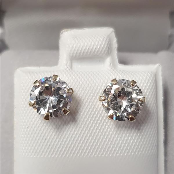 $120 10K  CZ Earrings