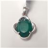 Image 1 : $120 Silver Green Onyx(2.9ct) Pendant