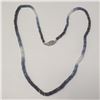 Image 1 : $600 10K  Sapphire 16"  Necklace