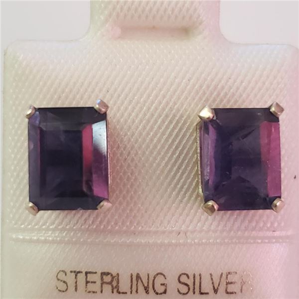 $100 Silver Iolite Earrings