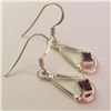 Image 2 : $100 Silver Amethyst Earrings