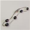 Image 2 : $120 Silver Freshwater Pearl Bracelet