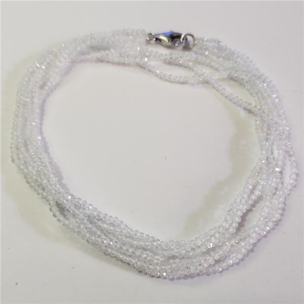 $240 Silver White Quartz Necklace