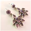 Image 2 : $460 Silver Amethyst Earrings