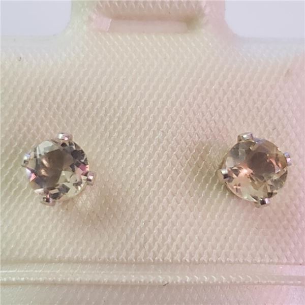 $100 Silver Citrine Earrings
