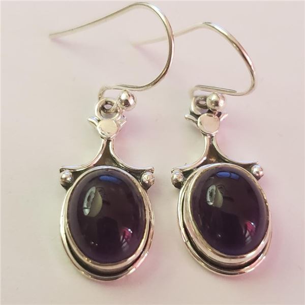 $200 Silver Amethyst Earrings