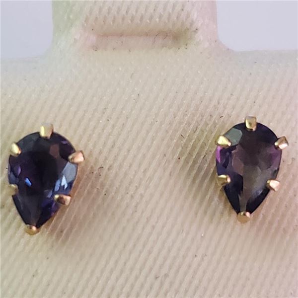 $200 14K  Iolite(0.8ct) Earrings