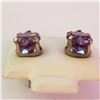 Image 3 : $100 Silver Amethyst Earrings