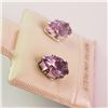 Image 2 : $100 Silver Amethyst Earrings