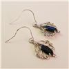 Image 2 : $1000 14K  Sapphire Earrings