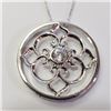 Image 1 : $160 Silver CZ Necklace