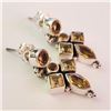 Image 2 : $280 Silver Citrine Earrings